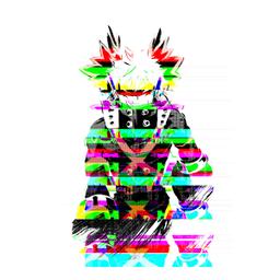 Corrupted Bakugou Print