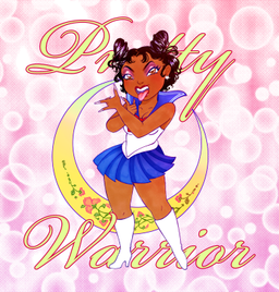 Pretty Warrior Halo Sticker