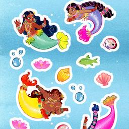 Mermaid Sticker Sheet